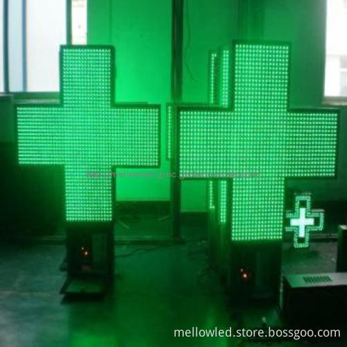 HD P10 Pharmacy Cross LED Display